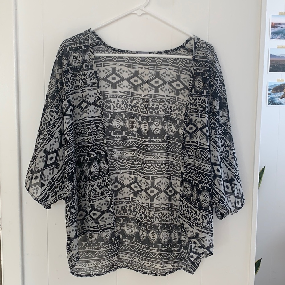 Charlotte Russe sheer cardigan